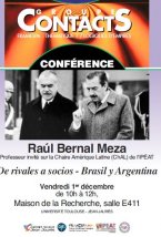 Doctor Raúl Bernal Meza presenta en Francia conferencia sobre relación entre Brasil y Argentina