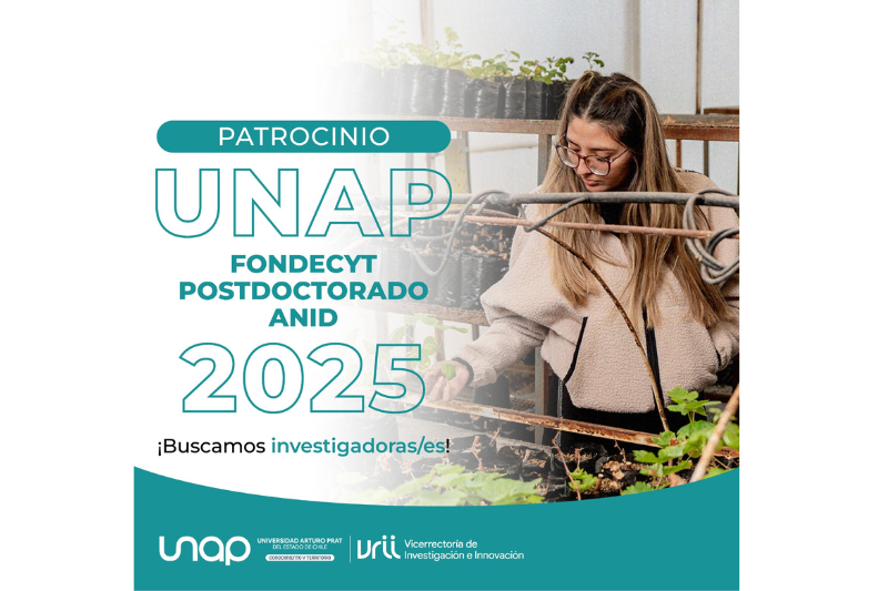 UNAP convoca a patrocinio institucional Fondecyt Postdoctorado 2025 con cierre el 25 de abril de 2024