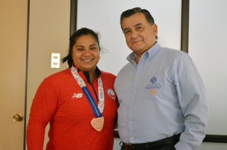 Con medalla de bronce Nicole Matamala regresó de los juegos Suramericanos de Cochabamba