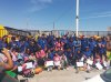Estudiantes del DFT UNAP realizaron actividad social y deportiva en El Boro