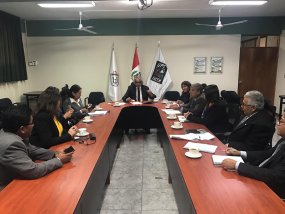 Académicos de FACE realizaron visita a la Universidad Privada de Tacna