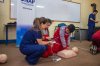 Se realiza Taller de Reanimación Cardiopulmonar (RCP) Básico para escolares en la UNAP Sede Victoria