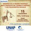 UNAP efectuará seminario que analiza los desafíos de de Tarapacá en el contexto del cambio climático y los movimientos sociales