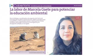 La labor de Marcela Gaete para potenciar la educación ambiental