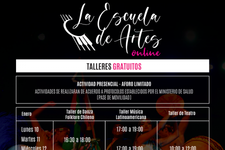 Talleres Gratuitos de la Escuela de Artes Sede Victoria