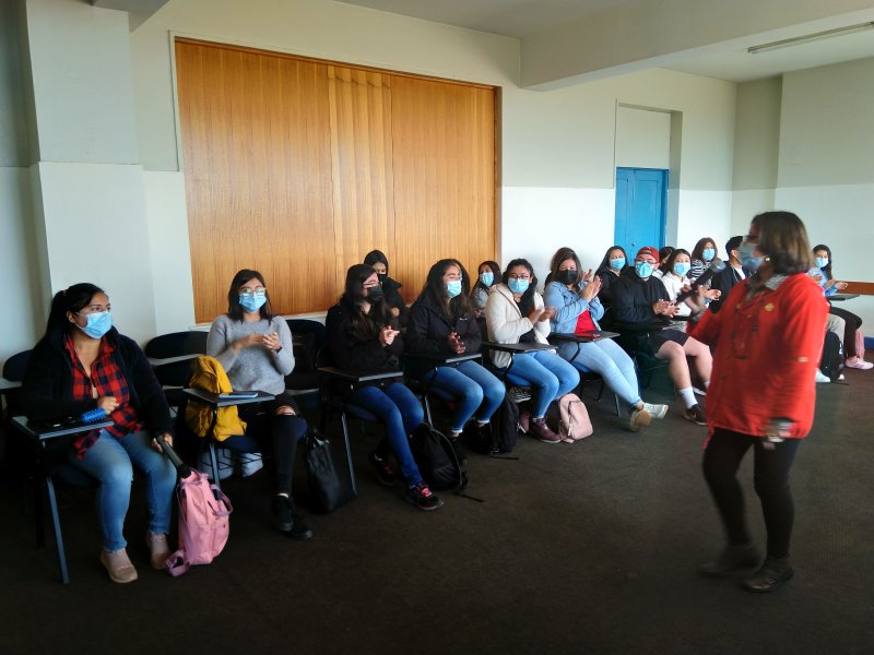 Segunda versión de “Pasapalabra” se instaló en el aula de Enfermería en UNAP Sede Victoria