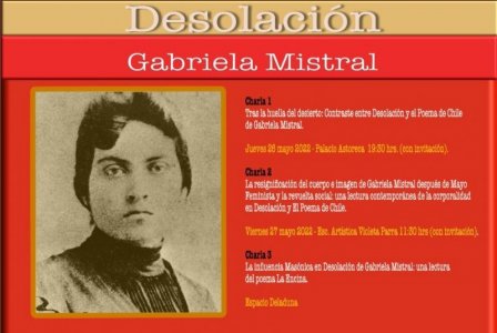 Jornada de Charlas | 100 años de Desolación, de Gabriela Mistral