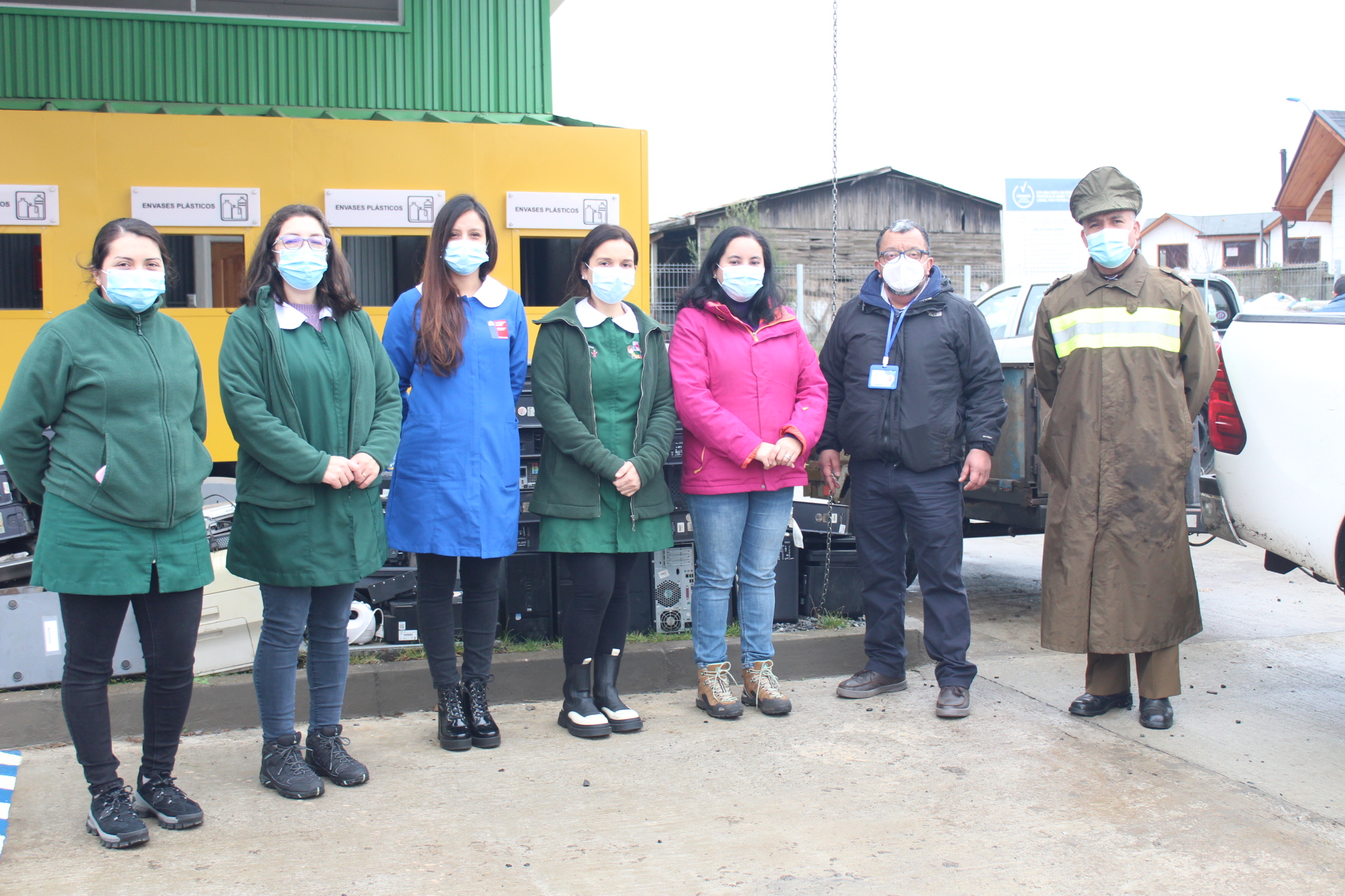 UNAP Sede Victoria participa de la campaña de reciclaje electrónico “Reiníciate” en Traiguén