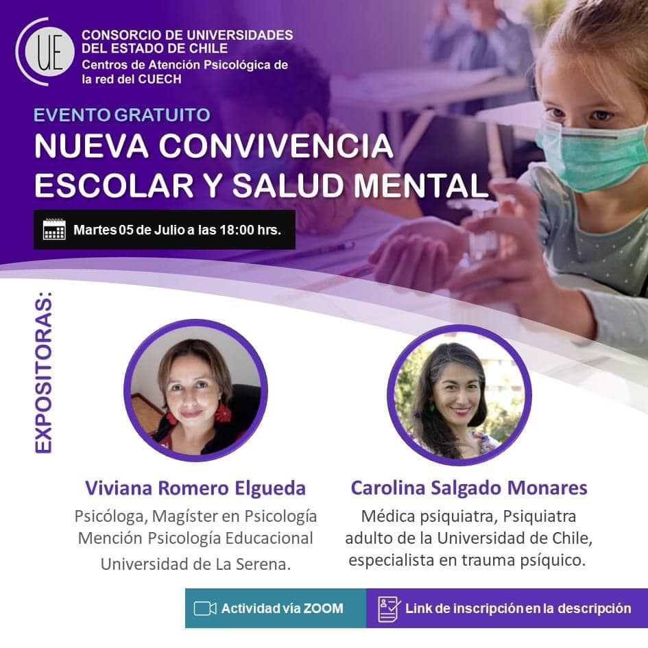 Se anuncia evento online a nivel nacional de Los Centros de Atención Psicológica (CAPSI)