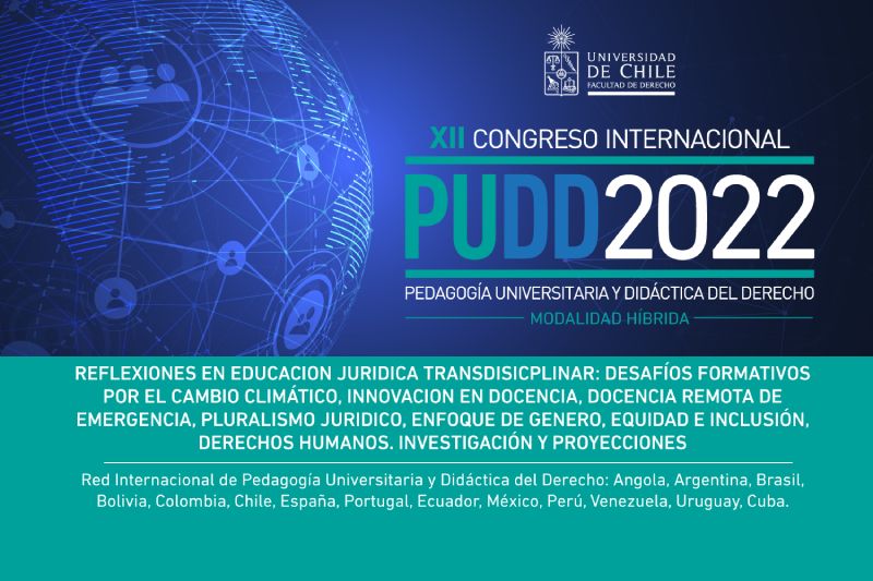 Estudiantes y académico de la carrera de Derecho participaron en el XII Congreso Internacional Pedagogía Universitaria y Didáctica del Derecho