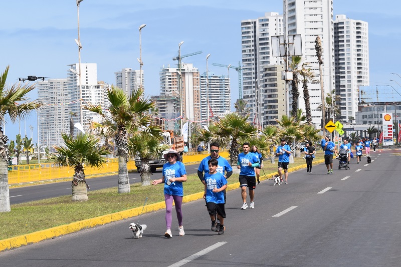 Corrida Familiar UNAP promovió el ejercicio físico para una vida saludable en Iquique
