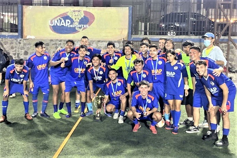 Selección de Fútbol UNAP ganó campeonato Ligas Deportivas de Educación Superior en Iquique