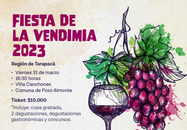 Vuelve la Fiesta de la Vendimia en la Región de Tarapacá