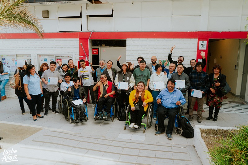Directora del Centro Docente y Jefe de Vinculación con el Medio CDV UNAP Arica participan en mesa de educación superior de la discapacidad