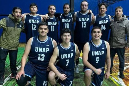 Selección de básquetbol de la UNAP disputará la final del Campeonato Formativo de Invierno Sub 21