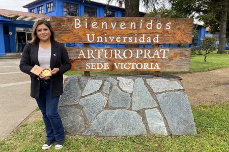 Johanna Pajkuric Rivas, profesional de la Universidad Arturo Prat Sede Victoria, es reconocida como una de las 100 Mujeres Líderes en La Araucanía