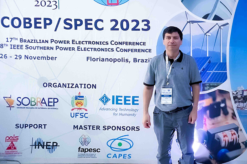 Académico de la UNAP expone en congreso internacional SPEC/COBEP realizado en Brasil
