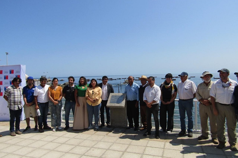 UNAP presente en instalación de placa conmemorativa del Mar de Pisagua que da cuenta de su aporte para ser declarada como área Protegida