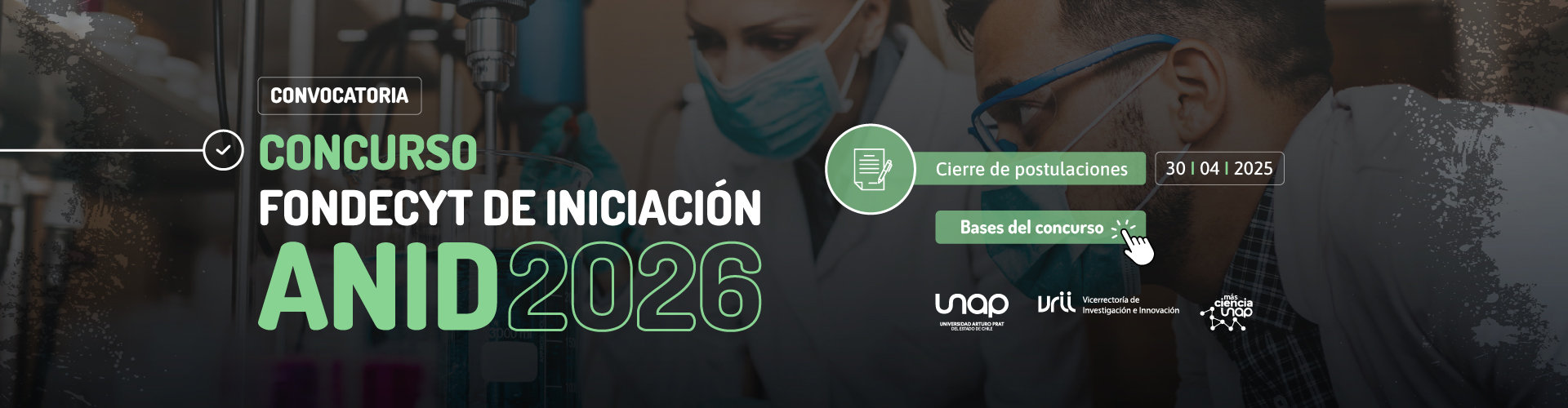 VRII Banner Concursos - Concurso FONDECYT 2de2