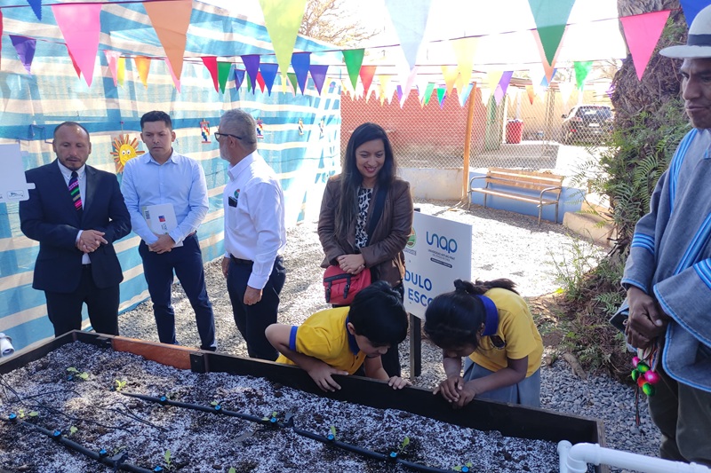 En La Tirana se realizó la inauguración oficial de los Huertos Escolares del proyecto LabAncestral