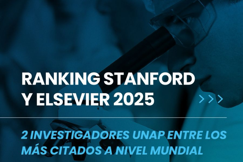 Ranking Stanford y Elsevier: Dos investigadores de la UNAP ingresan al selecto grupo del 2% más citado del mundo