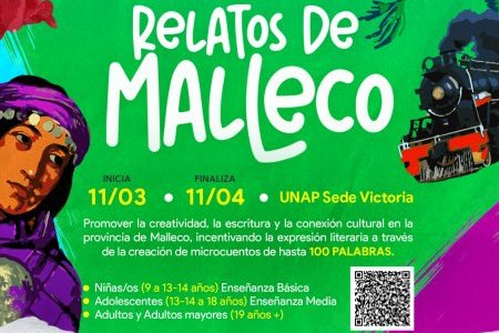 La cultura nuevamente se hace presente con la segunda edición del concurso de microcuentos “Relatos de Malleco”
