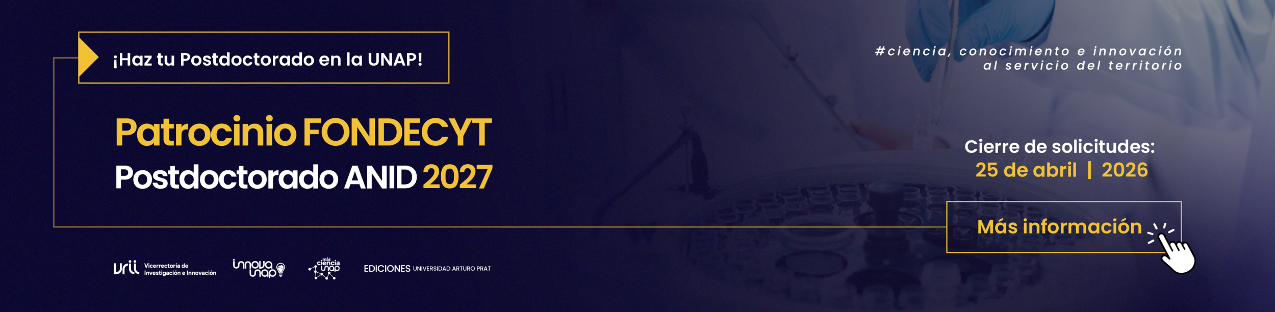 Banner VRII 1de2 CONCURSOS - Postdoctorado 2027