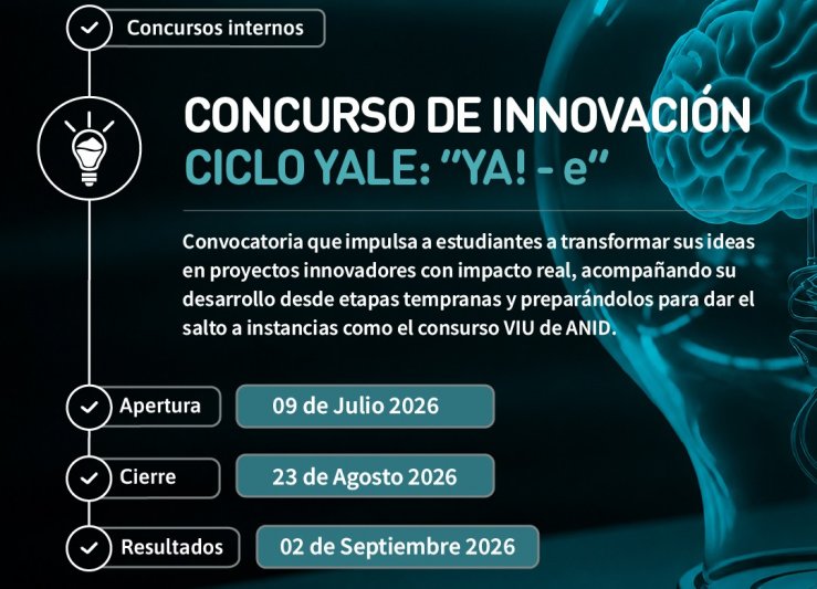 UNAP abre por segundo año Ciclo Yale: “Ya!-e” para financiamiento interno de innovación aplicada