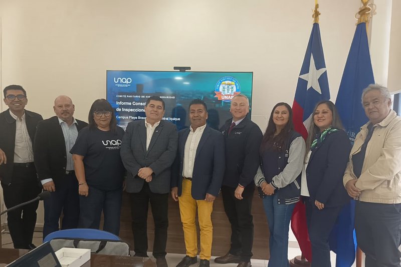 Comité Paritario de Higiene y seguridad  entrega al rector de la UNAP un diagnóstico de riesgos con propuestas concretas para fortalecer la seguridad laboral