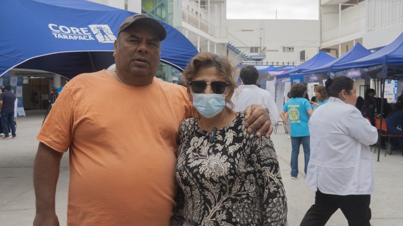 Vecinos participando en una jornada de vinculación con el medio